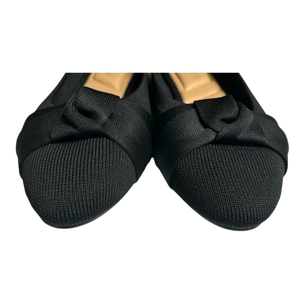 Women's Kelly & Katie Black Ballet Flats with Bow Detail Size 8.5 New No Box - Picture 5 of 7